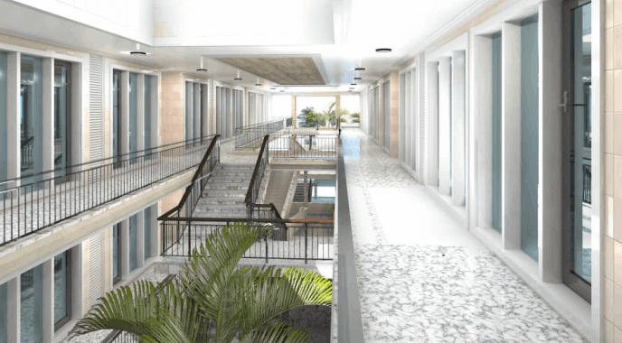 Two bedroom apartment building 